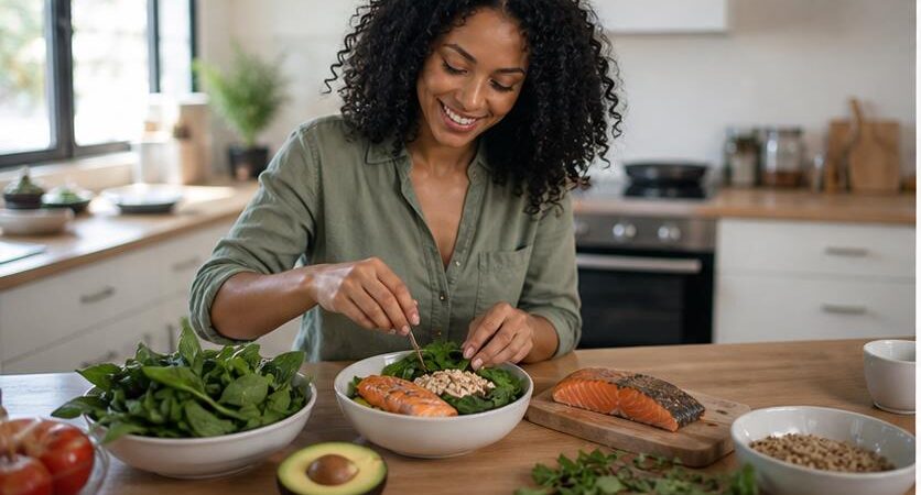 Anti Inflammatory Salmon Lunch Bowl: Easy Meal Prep for Busy Women